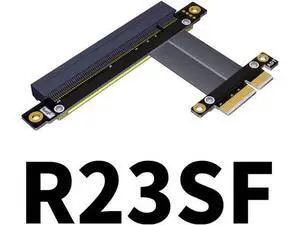 ADT-Link PCIe 4.0/3.0 x4 to PCIE x16 Graphics Card Riser Adapter 16x PCI-e PCI-Express Cable 90 180 Degree (20cm, R23SF(gen 3)) ADT-Link PCIe 4.0/3.0 x4 to PCIE x16 Graphics Card Riser Adapter 16x PCI-e PCI-Express Cable 90 180 Degree (20cm, R23SF(gen 3))