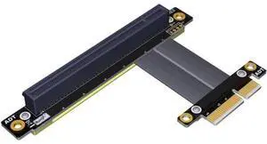 ADT-Link PCIe 4.0/3.0 x4 to PCIE x16 Graphics Card Riser Adapter 16x PCI-e PCI-Express Cable 90 180 Degree (30cm, R23SL(gen 3)) ADT-Link PCIe 4.0/3.0 x4 to PCIE x16 Graphics Card Riser Adapter 16x PCI-e PCI-Express Cable 90 180 Degree (30cm, R23SL(gen 3))