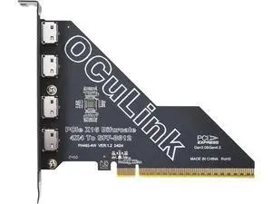 Gen4 PCIe to Oculink SFF-8612 Adapter SFF-8611 External Graphics Card for GPU Dock, eGPU, NVMe SSD (PCIe x16 to Oculink) Gen4 PCIe to Oculink SFF-8612 Adapter SFF-8611 External Graphics Card for GPU Dock, eGPU, NVMe SSD (PCIe x16 to Oculink)