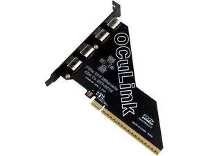 PCIe 4.0 16x to Quad Oculink 4I,PCIe Bifurcation x16 to x4x4x4x4 Split Oculink SFF-8611/8612 Adapter Card for eGPU Dock Mimi Pc PCIe 4.0 16x to Quad Oculink 4I,PCIe Bifurcation x16 to x4x4x4x4 Split Oculink SFF-8611/8612 Adapter Card for eGPU Dock Mimi Pc