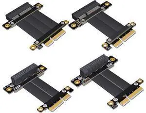 ADT-Link PCI-E 3.0 x4 Riser Cable Male-to-Female x4 to x4 Graphics Card Extension Motherboard Extender Gen3.0 High Speed (20cm, R22SF) ADT-Link PCI-E 3.0 x4 Riser Cable Male-to-Female x4 to x4 Graphics Card Extension Motherboard Extender Gen3.0 High Speed (20cm, R22SF)