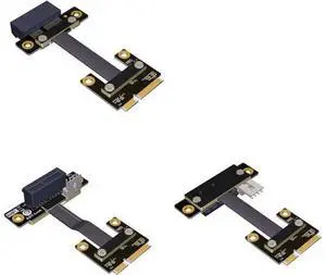 ADT-Link Mini-PCIe to PCIe 3.0 x1 Extension Cable for PCIe x1 Audio Card Wireless LAN Card to mPCIe Extender (50cm, R61SL) ADT-Link Mini-PCIe to PCIe 3.0 x1 Extension Cable for PCIe x1 Audio Card Wireless LAN Card to mPCIe Extender (50cm, R61SL)