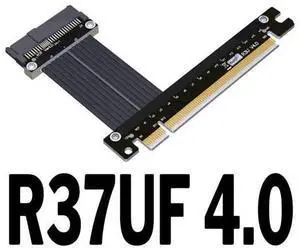 QJJ PCIe 4.0 x16 to U.2 Extender Adapter for U.2 NVMe SSD (50cm, R37UF 4.0) QJJ PCIe 4.0 x16 to U.2 Extender Adapter for U.2 NVMe SSD (50cm, R37UF 4.0)