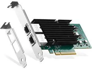 2 Port 10G PCIe Network Card, X540 chip LAN Ethernet Controller, 10G/1G/100Mbps RJ45 NIC Adapter for Windows/Linux/VMware 2 Port 10G PCIe Network Card, X540 chip LAN Ethernet Controller, 10G/1G/100Mbps RJ45 NIC Adapter for Windows/Linux/VMware
