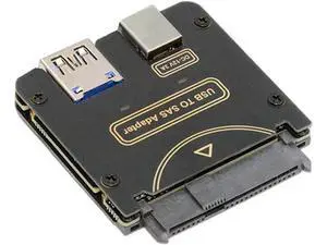 USB 3.0 5Gbps Host to SFF-8482 SAS 29Pin Hard Disk Drive Raid Adapter with Chipset and Power Port Compatible withLaptop (Not Include 12V/3A Power Supply) USB 3.0 5Gbps Host to SFF-8482 SAS 29Pin Hard Disk Drive Raid Adapter with Chipset and Power Port Compatible withLaptop (Not Include 12V/3A Power Supply)