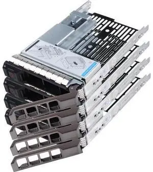 Heretom 3.5" Drive Tray Caddy with 2.5" HDD Adapter Compatible with D-ELL PowerEdge Servers R430 T430 R530 T630 R730 R930 R420 T420 R520 T620 R720 R410 R415 T410 5510 R515 T610 R710 T710, 4 Pack Heretom 3.5" Drive Tray Caddy with 2.5" HDD Adapter Compatible with D-ELL PowerEdge Servers R430 T430 R530 T630 R730 R930 R420 T420 R520 T620 R720 R410 R415 T410 5510 R515 T610 R710 T710, 4 Pack