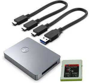CFexpress Type B nVME Adapter Card with USB CFexpress Reader,Compatible with Nikon Z6 Z7 Z9 D6 D850,Canon R3 R5 CFexpress Type B nVME Adapter Card with USB CFexpress Reader,Compatible with Nikon Z6 Z7 Z9 D6 D850,Canon R3 R5