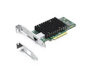 10Gb PCI-E NIC Network Card, Single Copper RJ45 Port, with Intel X540-BT1 Controller, PCI Express Ethernet LAN Adapter Support Windows Server/Windows/Linux/ESX, Compare to Intel X540-T1 10Gb PCI-E NIC Network Card, Single Copper RJ45 Port, with Intel X540-BT1 Controller, PCI Express Ethernet LAN Adapter Support Windows Server/Windows/Linux/ESX, Compare to Intel X540-T1