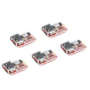5pcs DC-DC Buck Step Down Converter 6-24V to 5V 3A USB Step Down Module Efficiency 97.5% Power Adapter for Car Power USB Mobile Phone Charger 5pcs DC-DC Buck Step Down Converter 6-24V to 5V 3A USB Step Down Module Efficiency 97.5% Power Adapter for Car Power USB Mobile Phone Charger