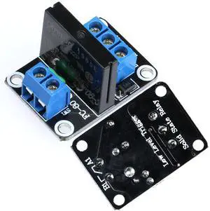 1 Channel 5V Low Level Trigger Solid State Relay Module with Fuse, 1 Way 250V 2A for Industrial Control Applications 1 Channel 5V Low Level Trigger Solid State Relay Module with Fuse, 1 Way 250V 2A for Industrial Control Applications