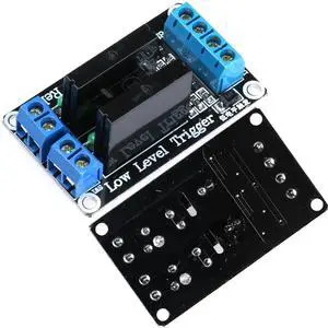 2 Channel 5V Low Level Trigger Solid State Relay Module with Fuse, 2 Way 250V 2A for Industrial Control Applications 2 Channel 5V Low Level Trigger Solid State Relay Module with Fuse, 2 Way 250V 2A for Industrial Control Applications