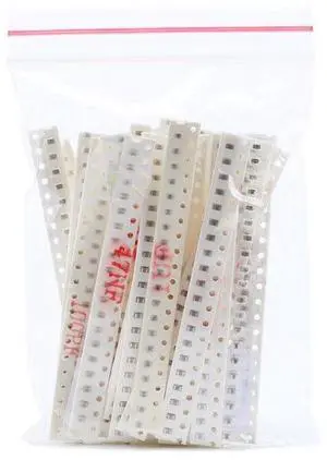 1200pcs/set 30 Types 40 Each 0402 SMD Capacitor Assorted Kit 1pF-10uF ±0.5%-±10% 10V 50V Chip 0402 Capacitor Electronic DIY Kit 1200pcs/set 30 Types 40 Each 0402 SMD Capacitor Assorted Kit 1pF-10uF ±0.5%-±10% 10V 50V Chip 0402 Capacitor Electronic DIY Kit