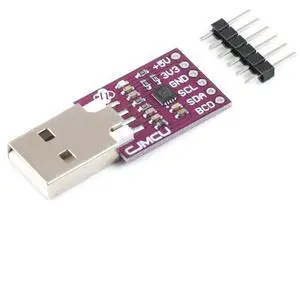 FT200XD USB to Serial Adapter USB to I2C Serial Module IIC Port TTL Level Input CMOS Output Transfer Convertor Serial Adapter CJMCU-200 FT200XD USB to Serial Adapter USB to I2C Serial Module IIC Port TTL Level Input CMOS Output Transfer Convertor Serial Adapter CJMCU-200