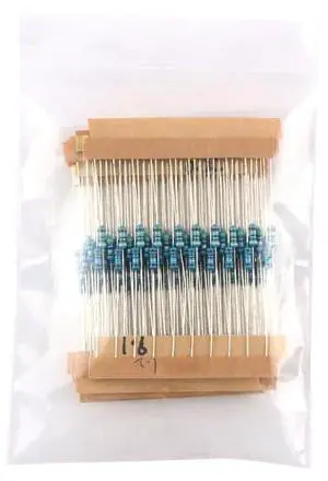 1080Pcs Resistor Kit - 1/4W 1% Precision Metal Film Resistors Assortment for DIY Electronics, 0-10 Ohm Range 1080Pcs Resistor Kit - 1/4W 1% Precision Metal Film Resistors Assortment for DIY Electronics, 0-10 Ohm Range