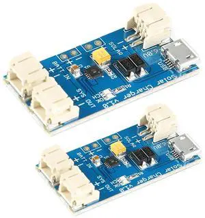 2pcs CN3065 Mini Solar Lipo Charger Board for Lithium Battery, Micro USB, DIY Outdoor Application, Solar Panel Compatible 2pcs CN3065 Mini Solar Lipo Charger Board for Lithium Battery, Micro USB, DIY Outdoor Application, Solar Panel Compatible