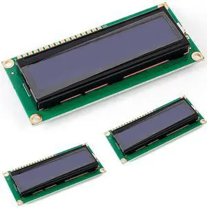 3 Pack 1602 LCD Display Module Blue Yellow-Green Screen IIC/I2C LCD Module LCD1602 5V Adapter Plate 1602A Display for Arduino 3 Pack 1602 LCD Display Module Blue Yellow-Green Screen IIC/I2C LCD Module LCD1602 5V Adapter Plate 1602A Display for Arduino