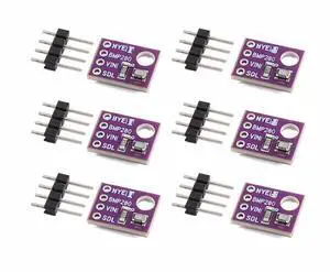 6pcs BMP280 Digital Barometric Pressure and Temperature Sensor Module, 5 V Input, I2C SPI Interface 6pcs BMP280 Digital Barometric Pressure and Temperature Sensor Module, 5 V Input, I2C SPI Interface