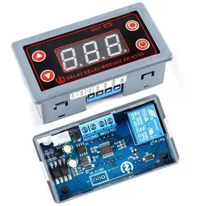 ZK-KTD2 DC 5-30V Delay Relay Module, 5A Multi-Function Timer for Industrial Automation, Compatible with 5V 12V 24V Systems ZK-KTD2 DC 5-30V Delay Relay Module, 5A Multi-Function Timer for Industrial Automation, Compatible with 5V 12V 24V Systems