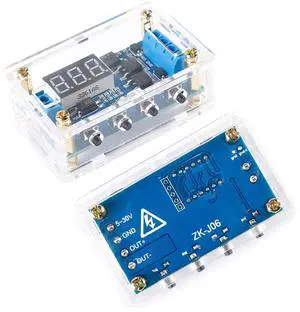 ZK-J06 Dual MOS Tube Timing Delay Switch Circuit 12V-24V for Automation Control, Replaces Relay Modules ZK-J06 Dual MOS Tube Timing Delay Switch Circuit 12V-24V for Automation Control, Replaces Relay Modules