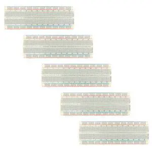 5Pcs MB-102 Breadboard with 830 Tie Points Solderless Breadboard Experimental Board Universal Board 165×55×10mm MB-102 5Pcs MB-102 Breadboard with 830 Tie Points Solderless Breadboard Experimental Board Universal Board 165×55×10mm MB-102