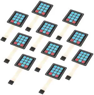 10Pcs 3 x 4 Matrix Array Membrane Switch 69.2*76.9mm Keypad Keyboard 3x4 12 Key Matrix Array Membrane Switch Microcontroller Extended Keyboard 7Pin Dupont for Arduino 10Pcs 3 x 4 Matrix Array Membrane Switch 69.2*76.9mm Keypad Keyboard 3x4 12 Key Matrix Array Membrane Switch Microcontroller Extended Keyboard 7Pin Dupont for Arduino