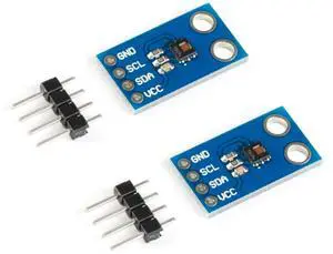 2Pcs HDC1080 Temperature and Humidity Sensor Module High Precision -40~125 Thermohygrometer HDC1080 2.7V ~ 5.5V Low Power Consumption Temperature Sensor 2Pcs HDC1080 Temperature and Humidity Sensor Module High Precision -40~125 Thermohygrometer HDC1080 2.7V ~ 5.5V Low Power Consumption Temperature Sensor