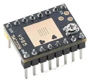 TMC2209 Stepper Motor Driver Module, 4.7528 V, 2.0 A Continuous, 1/256 Microstepping, with Heatsink TMC2209 Stepper Motor Driver Module, 4.7528 V, 2.0 A Continuous, 1/256 Microstepping, with Heatsink