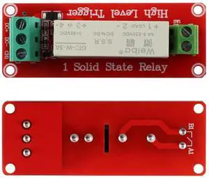 5V 1 Channel Solid State Relay Module, Low Level Trigger, 5A DC Control (1 Channel) 5V 1 Channel Solid State Relay Module, Low Level Trigger, 5A DC Control (1 Channel)