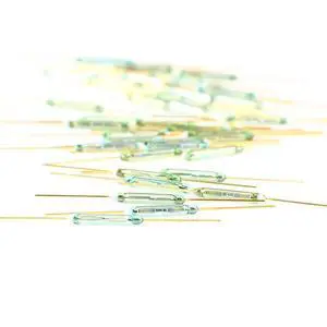 20Pcs MKA-14103 Reed Switch Gold Tone Leads Glass N/O 7-35AT 2 x 14mm Normally Open Magnetic Induction Reed Switch 20Pcs MKA-14103 Reed Switch Gold Tone Leads Glass N/O 7-35AT 2 x 14mm Normally Open Magnetic Induction Reed Switch