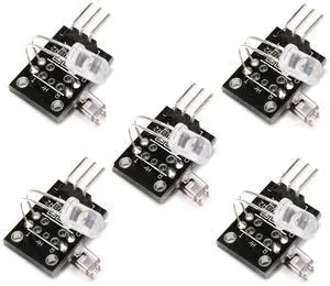 5Pcs Infrared IR LED Pulse Detect Sensor Module Heart Rate Detect Measuring Module Measure Finger TL Module KY-039 5Pcs Infrared IR LED Pulse Detect Sensor Module Heart Rate Detect Measuring Module Measure Finger TL Module KY-039