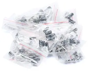120Pcs 12 Value Electrolytic Capacitor 1UF ~ 470F Assortment Kit 16V 25V 50V Capacitors 120Pcs 12 Value Electrolytic Capacitor 1UF ~ 470F Assortment Kit 16V 25V 50V Capacitors