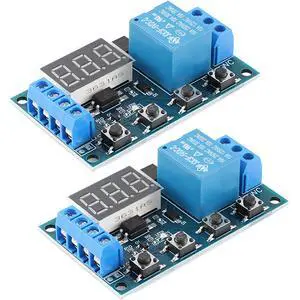 HW-521B 1-Channel Timer Relay Module Delay DC 6-30V Power Off Disconnect Trigger Delay Cycle Timer with LED Display Circuit On Type-C USB-C Interface, Smart Home Controller HW-521B 1-Channel Timer Relay Module Delay DC 6-30V Power Off Disconnect Trigger Delay Cycle Timer with LED Display Circuit On Type-C USB-C Interface, Smart Home Controller