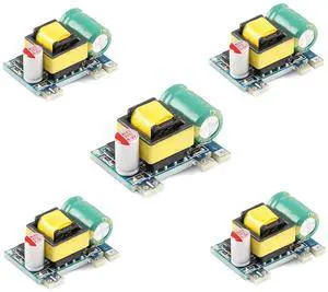 5Pcs 5V 700mA Power Supply Module 3.5W AC-DC Isolation Switch Power Module 220V to 5V Buck Converter Board Module 5Pcs 5V 700mA Power Supply Module 3.5W AC-DC Isolation Switch Power Module 220V to 5V Buck Converter Board Module