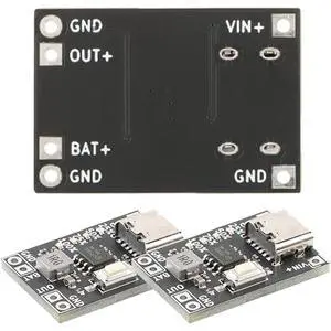 3pcs 5V 2A Li Battery Boost, Charge Discharge Power Module Type-C Interface 3pcs 5V 2A Li Battery Boost, Charge Discharge Power Module Type-C Interface
