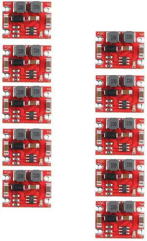 10pcs DC-DC 2.5V-15V to 3.3V 600mA Automatic Buck Boost Power Supply Module Step Up/Down Board 10pcs DC-DC 2.5V-15V to 3.3V 600mA Automatic Buck Boost Power Supply Module Step Up/Down Board