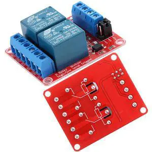 12V Relay Module with Optocoupler Isolation, 2 Channel High/Low Level Trigger, Compatible with Arduino Raspberry Pi for DIY Projects 12V Relay Module with Optocoupler Isolation, 2 Channel High/Low Level Trigger, Compatible with Arduino Raspberry Pi for DIY Projects