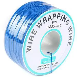Blue Electronic Wire DM-30-1000 - 30 AWG Single Core Wire for Circuit Boards - 250M Tinned Copper Solid Cable Blue Electronic Wire DM-30-1000 - 30 AWG Single Core Wire for Circuit Boards - 250M Tinned Copper Solid Cable