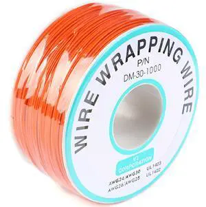Orange Electronic Wire - 30 AWG Single Core, 250M Tinned Copper Solid Cable for Circuit Boards & PCBs Orange Electronic Wire - 30 AWG Single Core, 250M Tinned Copper Solid Cable for Circuit Boards & PCBs