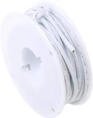 18AWG PVC Wire 5m/16ft White, 1007 Tinned Copper Hookup Wire, 300V 80°C Flexible Electronic Cable for PCB Jumper DIY Projects 18AWG PVC Wire 5m/16ft White, 1007 Tinned Copper Hookup Wire, 300V 80°C Flexible Electronic Cable for PCB Jumper DIY Projects