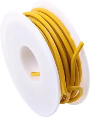 16AWG PVC Wire 5m/16ft Yellow, 1007 Tinned Copper Hookup Wire, 300V 80°C Flexible Electronic Cable for PCB Jumper DIY RC Projects 16AWG PVC Wire 5m/16ft Yellow, 1007 Tinned Copper Hookup Wire, 300V 80°C Flexible Electronic Cable for PCB Jumper DIY RC Projects