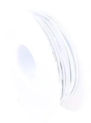 30AWG PVC Wire 20m/66ft White, 1007 Tinned Copper Hookup Wire, 300V 80°C Electronic Cable for PCB Jumper, DIY, RC Projects 30AWG PVC Wire 20m/66ft White, 1007 Tinned Copper Hookup Wire, 300V 80°C Electronic Cable for PCB Jumper, DIY, RC Projects