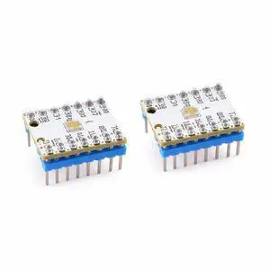2pcs TMC2208 Stepper Motor Driver Module, 4.7536 V, 1.2 A RMS, 1/256 Microstepping, with Heatsink 2pcs TMC2208 Stepper Motor Driver Module, 4.7536 V, 1.2 A RMS, 1/256 Microstepping, with Heatsink