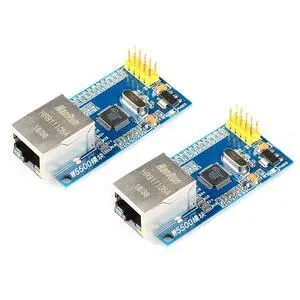 2Pcs W5500 Ethernet Network Module SPI Interface Full Hardware TCP/IP Protocol 3.3V 5V W5500 STM32 Microcontroller Ethernet Network for Arduino 2Pcs W5500 Ethernet Network Module SPI Interface Full Hardware TCP/IP Protocol 3.3V 5V W5500 STM32 Microcontroller Ethernet Network for Arduino