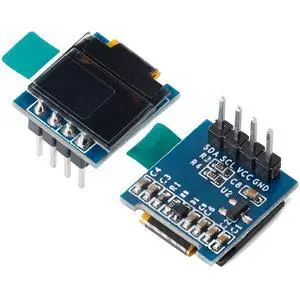 2pcs 0.49" OLED Display Module, IIC I2C 64x32 SSD1306 White Screen, for DIY Projects 2pcs 0.49" OLED Display Module, IIC I2C 64x32 SSD1306 White Screen, for DIY Projects