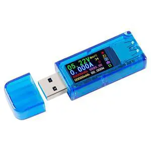 AT34 Battery Tester USB 3.0 Voltage Tester IPS Color Display 3.7-30V Voltage Meter 0-4A AMP Meter Multifunctional Multimeter Support Charging Power Test for Multiple Devices with Shell AT34 Battery Tester USB 3.0 Voltage Tester IPS Color Display 3.7-30V Voltage Meter 0-4A AMP Meter Multifunctional Multimeter Support Charging Power Test for Multiple Devices with Shell