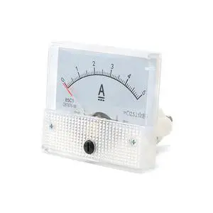 85C1 DC Pointer Ammeter Analog Current Voltmeter Measuring Panel 65 * 56MM 0-5A Ammeter Analog Panel Meter DC 85C1 5A 85C1 DC Pointer Ammeter Analog Current Voltmeter Measuring Panel 65 * 56MM 0-5A Ammeter Analog Panel Meter DC 85C1 5A