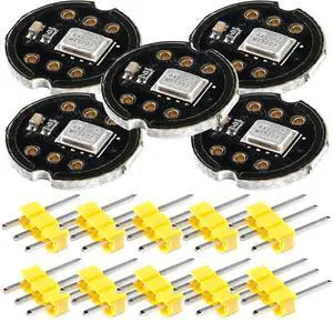 INMP441 MEMS Omnidirectional Microphone Module - I2S Digital Interface, 24-Bit High Precision, Low Power Consumption, Compatible with ESP32 (5 PCS) INMP441 MEMS Omnidirectional Microphone Module - I2S Digital Interface, 24-Bit High Precision, Low Power Consumption, Compatible with ESP32 (5 PCS)