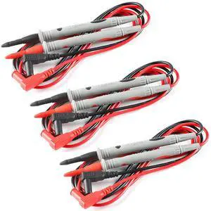 3 Pack Multimeter Test Leads Banana Plug,1000V 20A Digital Multi Meter Clamp Tester Probe Test Probes Leads for Multimeter Electronic Test Leads 3 Pack Multimeter Test Leads Banana Plug,1000V 20A Digital Multi Meter Clamp Tester Probe Test Probes Leads for Multimeter Electronic Test Leads