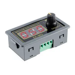 ZK-MG PWM Motor Speed Controller LED Digital Display Adjustable Signal Generator Driver Module 5V 12V 24V DC Motor Governor High Precision Speed Regulator with Shell ZK-MG PWM Motor Speed Controller LED Digital Display Adjustable Signal Generator Driver Module 5V 12V 24V DC Motor Governor High Precision Speed Regulator with Shell