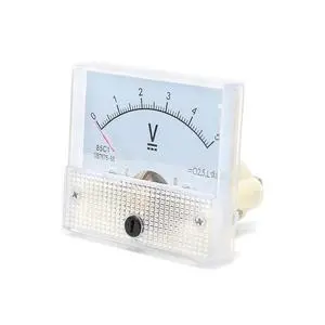 85C1 5V DC Pointer Voltmeter Analog Volt Panel Meter Gauge Front Face 65 * 56MM Analog Small Meter 0-5V 85C1 85C1 5V DC Pointer Voltmeter Analog Volt Panel Meter Gauge Front Face 65 * 56MM Analog Small Meter 0-5V 85C1